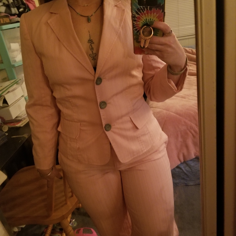 Baby Pink Pants Suit - Picture 7 of 11